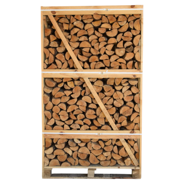 Erle Brennholz ofengetrocknet, bereit für Kamin und Ofen