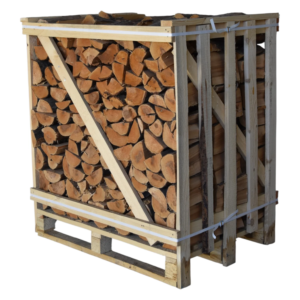 Erle Kaminholz Kiste mit über 1 m³ ofengetrocknetem Holz